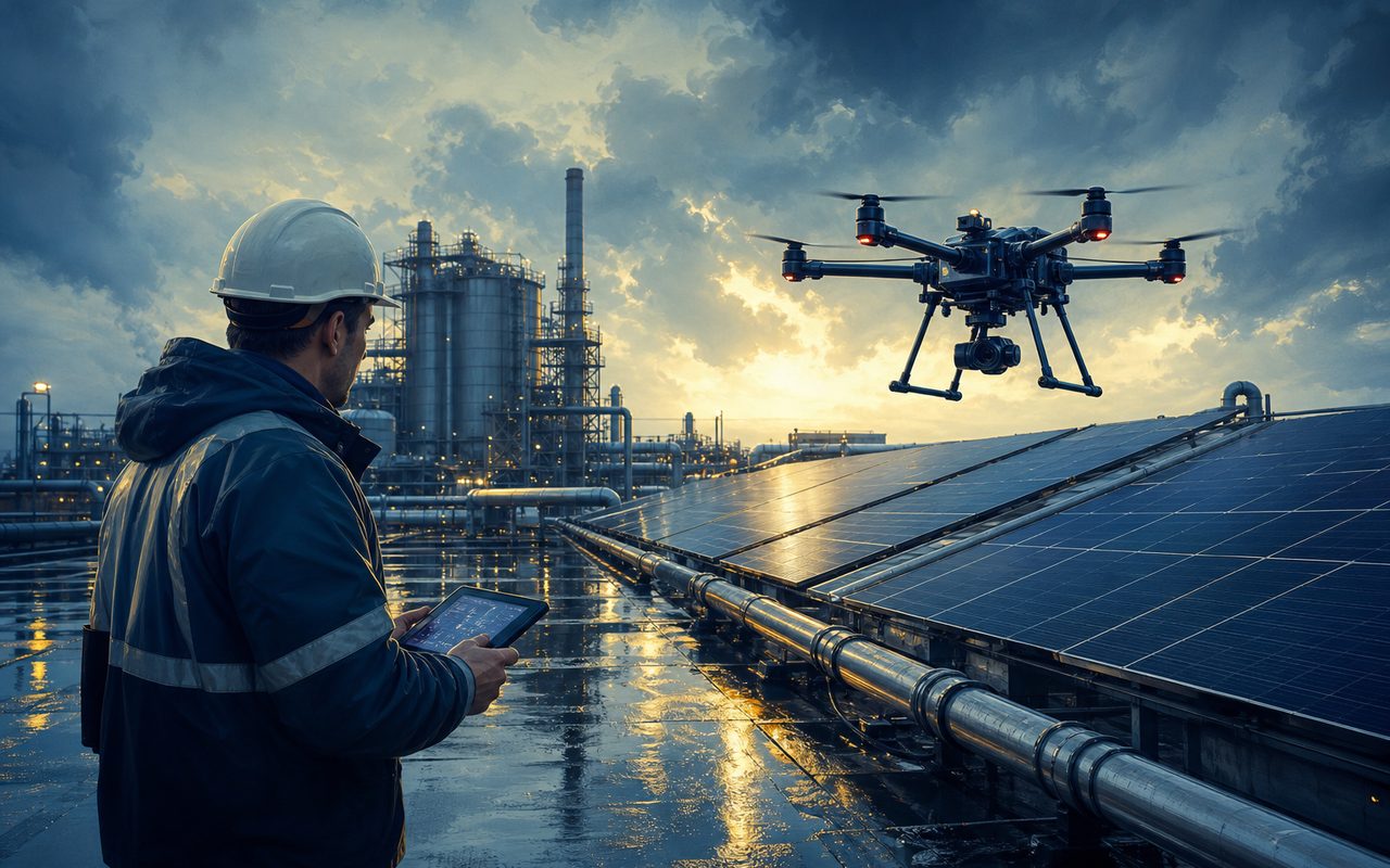 Ilustração Setor Seguro: Seguro para Drone