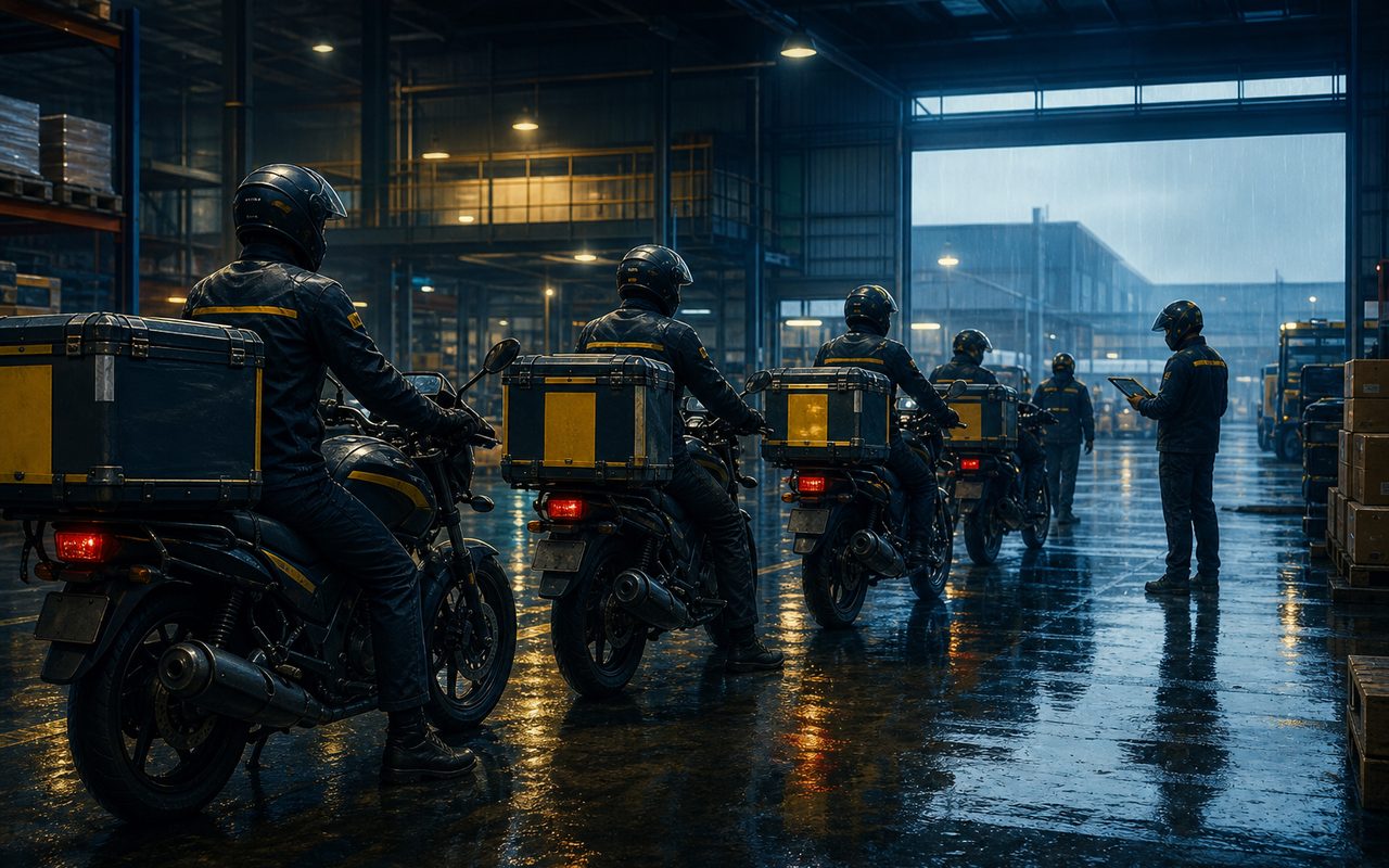 Ilustração Setor Seguro: Seguro Moto