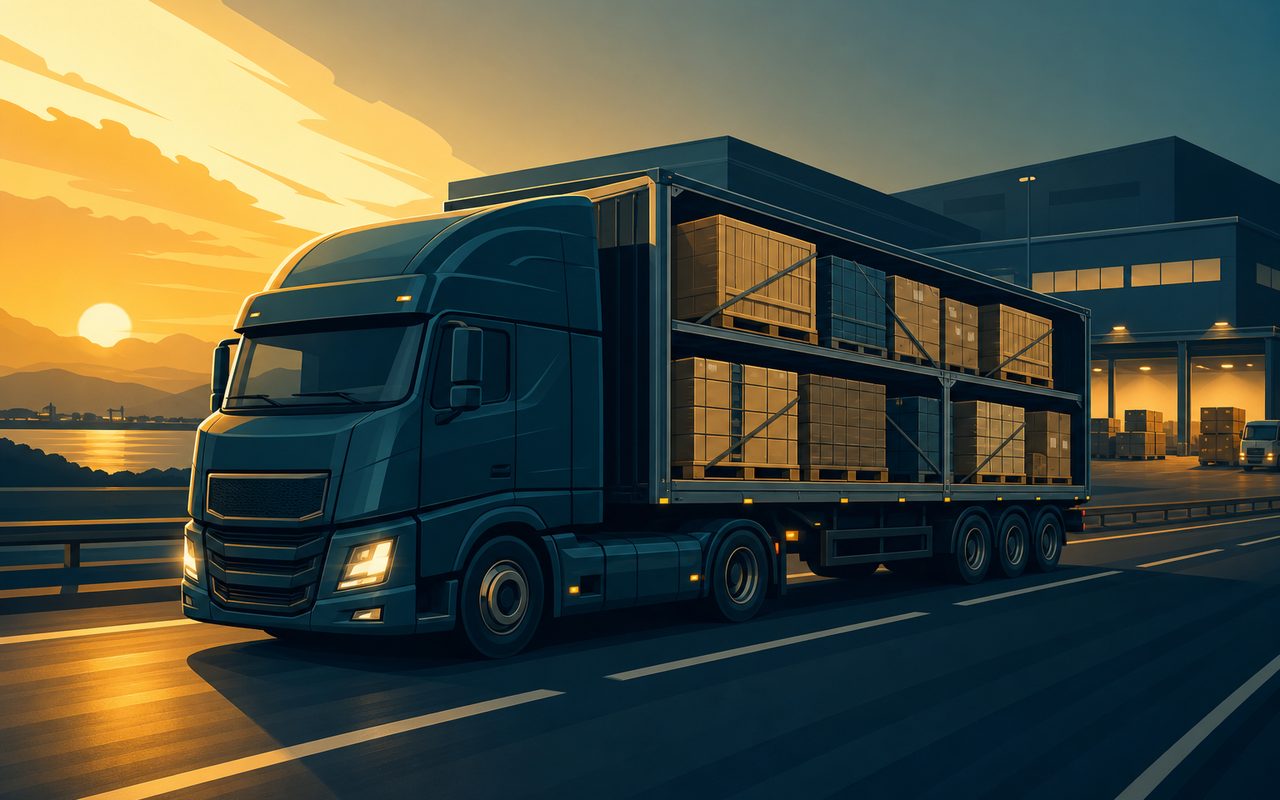 Ilustração Setor Seguro: Seguro Transporte