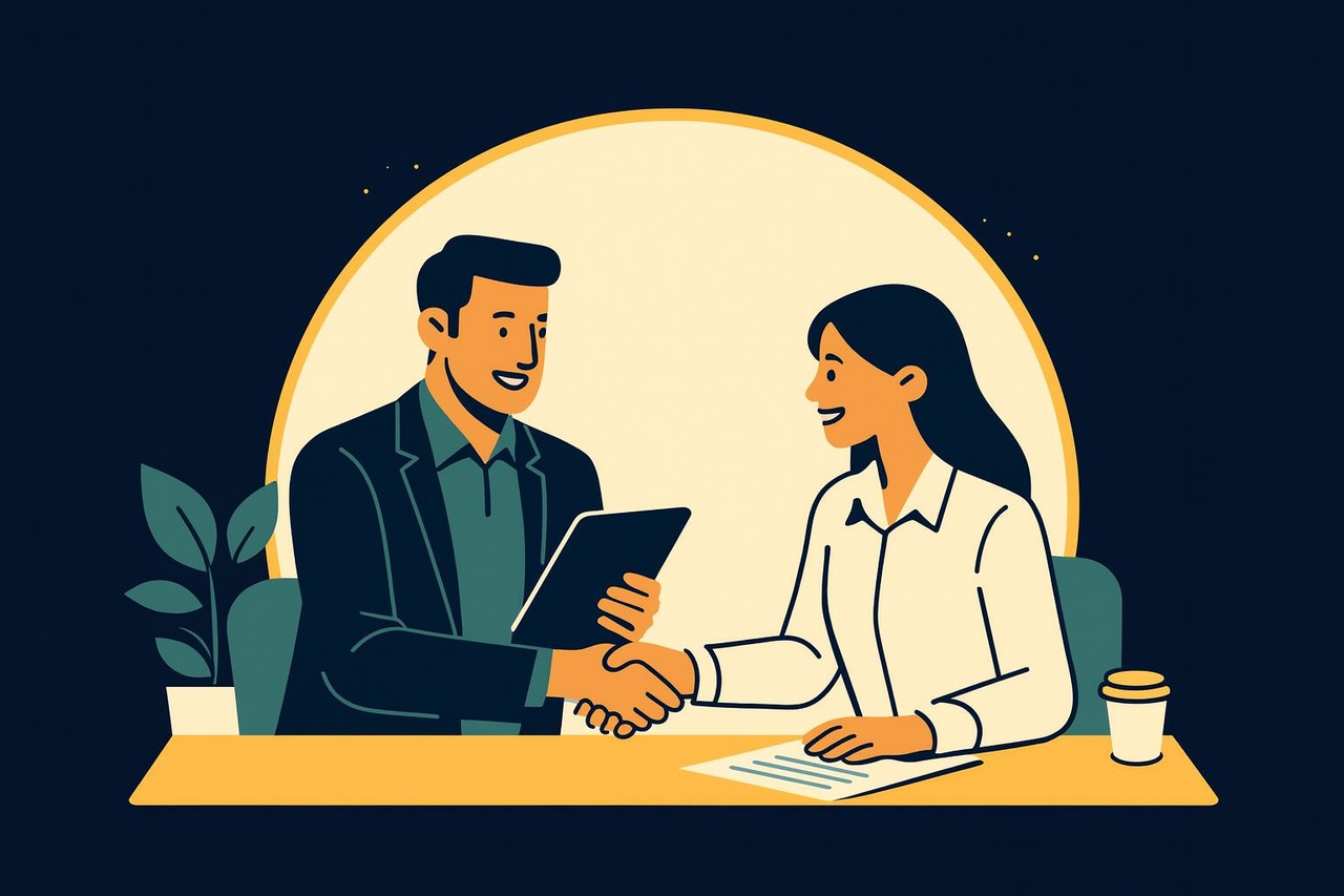 Ilustração Setor Seguro: Relacionamento consultivo