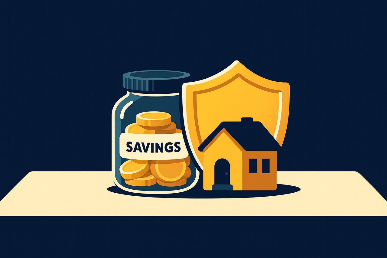 Ilustração Setor Seguro: Diagnóstico financeiro e proteção