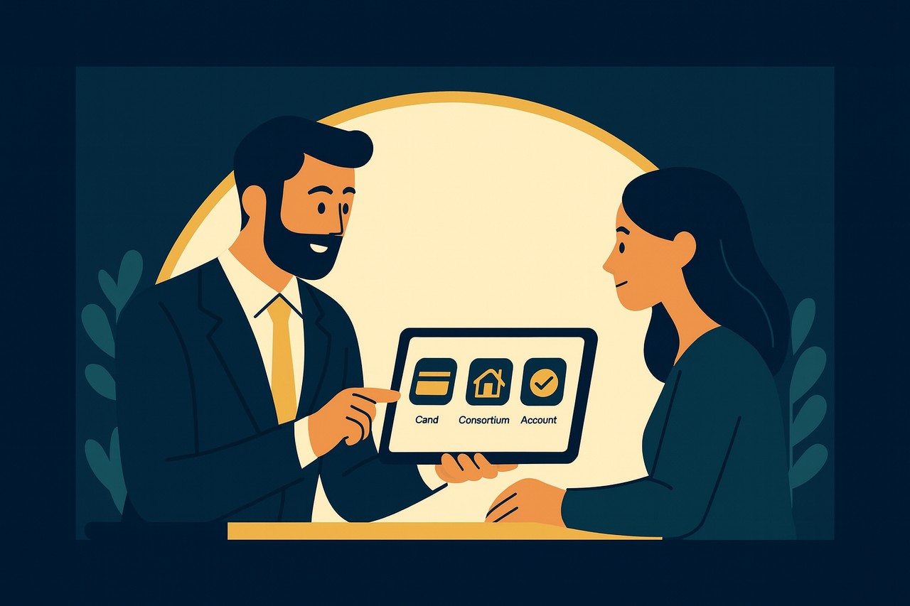 Ilustração Setor Seguro: Orientação consultiva