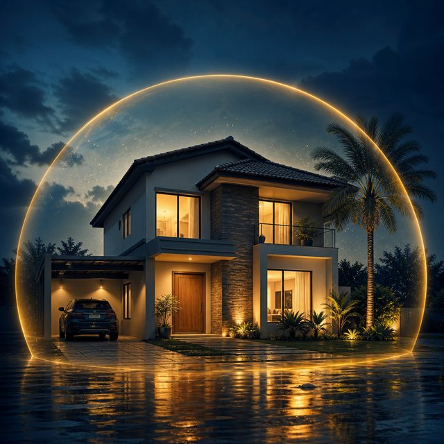 Ilustração Setor Seguro: Seguro Residencial