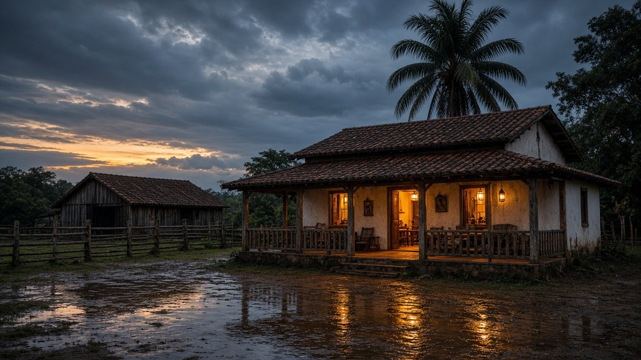 Sede e benfeitoria de propriedade rural